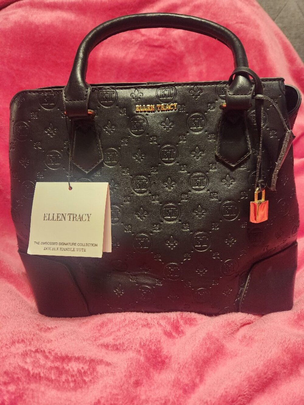 Ellen Tracy double handle tote